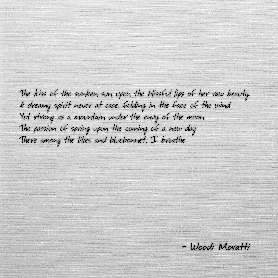 The kiss of the sunken sun